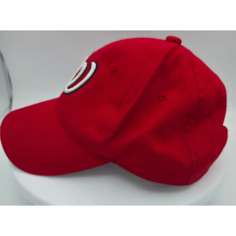 Washington Nationals Youth MLB Baseball Cap Red Adjustable Hook and Loop